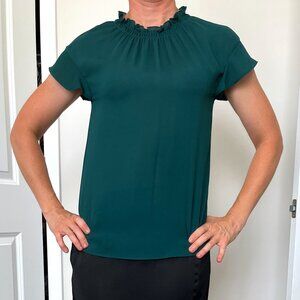 Express Green Blouse Size XS